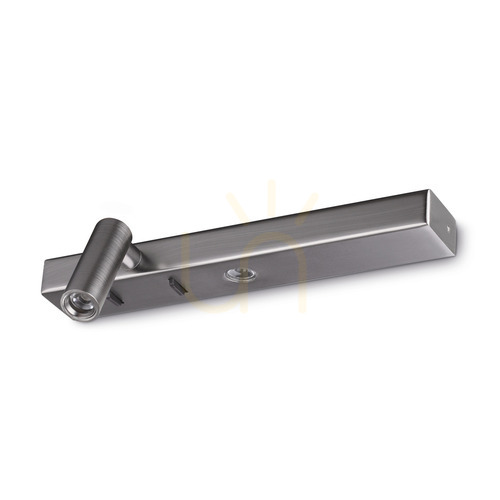 Prüfen Wandleuchte Ideallux Bonne Nuit LED 6,5W silber rund 22 cm 336770