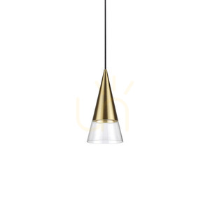Pendelleuchte Ideallux Cono SP1 Ottone Messing Glas GU10 321479 2 Pendelleuchte Ideallux Cono SP1 Ottone Messing Glas GU10 321479 small 2
