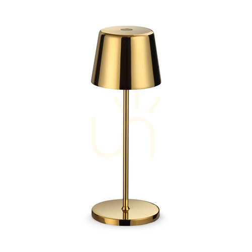 Prüfen Tischlampe Ideallux CUTE Gold LED dimmbar 346939