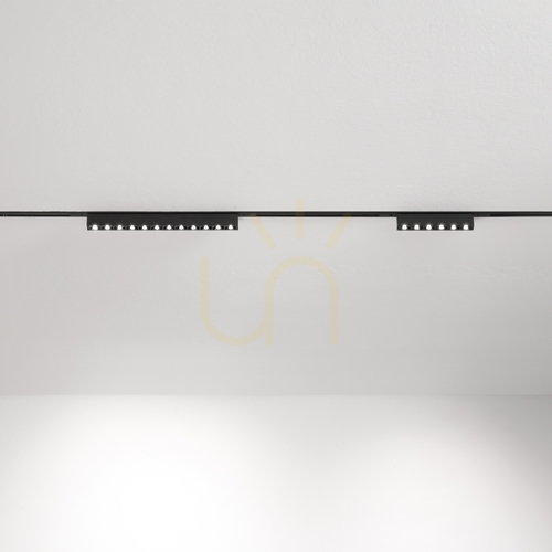 Prüfen Stromschienenleuchte Ideallux DEVA schwarz LED 10W 3000K Aluminium 332734