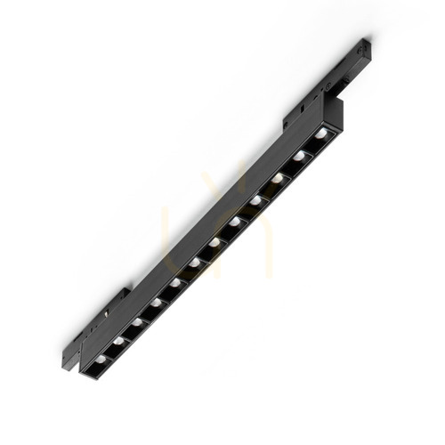 Prüfen Stromschienenleuchte Ideallux DEVA schwarz LED 10W 3000K Aluminium 332734