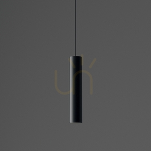 Schienenleuchte Pendel Ideallux Deva Tube 332932 schwarz LED 6W 3000K small 3
