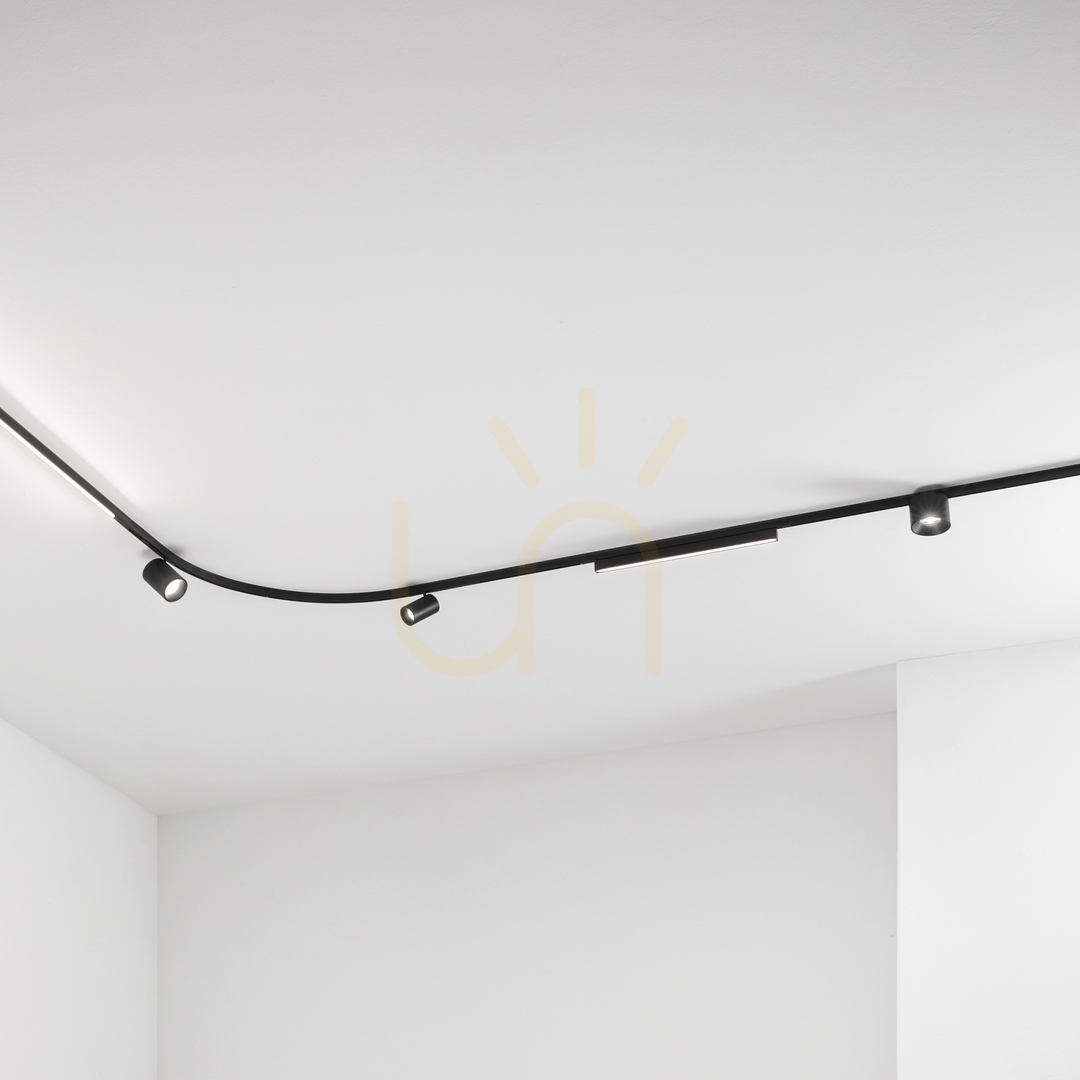 Aussicht Aufbauprofil Ideallux DEVA 332475 schwarz Aluminium 100 cm LED Zubehör Aufbauprofil Ideallux DEVA 332475 schwarz Aluminium 100 cm LED Zubehör