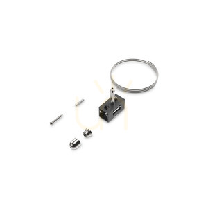 Anschlusskabel Ideallux EGO schwarz 2 m Aluminium Metall 322490 small 0