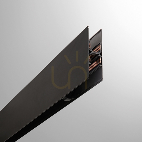 Prüfen Beleuchtungsschiene Ideallux EGO Profil bi-emission schwarz 100 cm Aluminium 322513