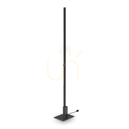 Prüfen Stehlampe Ideallux EGO PT schwarz dimmbar Aluminium 201 cm 344775