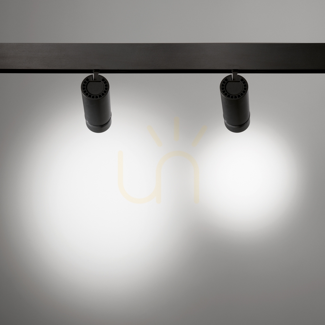 Aussicht Schienenstrahler Ideallux EGO 330754 schwarz LED 10W 3000K DALI Zoom Schienenstrahler Ideallux EGO 330754 schwarz LED 10W 3000K DALI Zoom