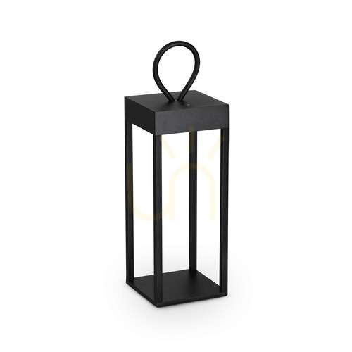 Prüfen Tischlampe Ideallux Enya LED 5W dimmbar schwarz 30 cm 323237