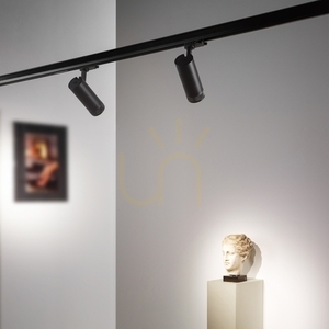 Schienenstrahler Ideallux EOS 340791 schwarz 15W 2700K 3-Phasen LED small 1