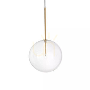 Pendelleuchte Ideallux Equinoxe Ambra Sfumato Glas Metall chrom Ø25 cm 326368 small 1