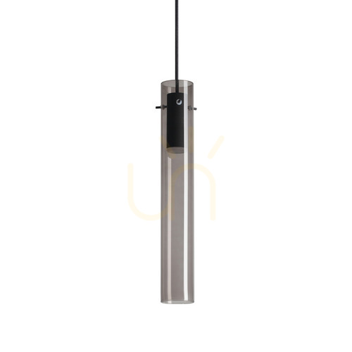 Prüfen Pendelleuchte Ideallux FLAM 321042 fumé Glas LED 10W Chrom 75-270 cm