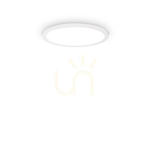 Prüfen Außen-Deckenleuchte Ideallux Fly Slim D35 weiß LED 18W 2700K 341224