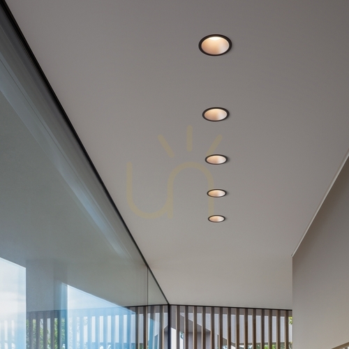 Prüfen Einbauleuchte Ideallux GAME 341415 rund Gold LED 3000K 20W Ø12 cm