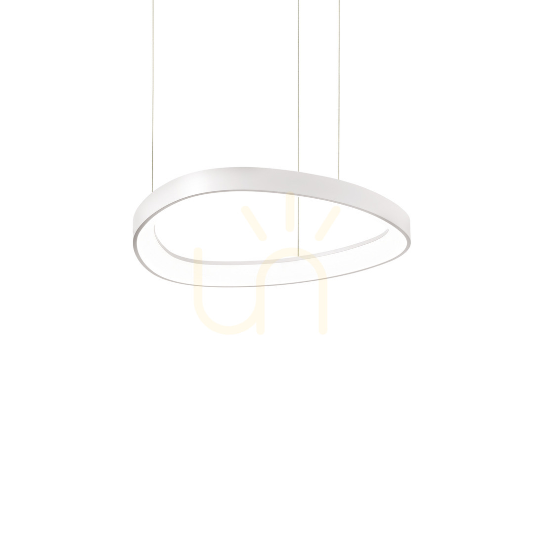Prüfen Pendelleuchte Ideallux Gemini 341521 weiß LED 36W 2700K Ø42,5 cm Pendelleuchte Ideallux Gemini 341521 weiß LED 36W 2700K Ø42,5 cm