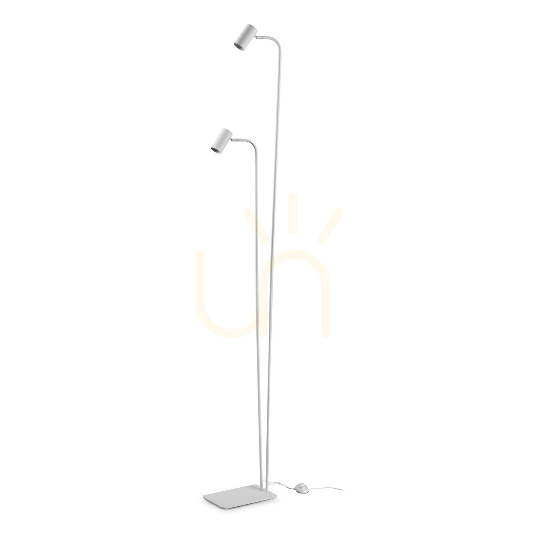 Vorschau Stehlampe Ideallux Ginger PT2 weiß Metall GU10 345314 Stehlampe Ideallux Ginger PT2 weiß Metall GU10 345314