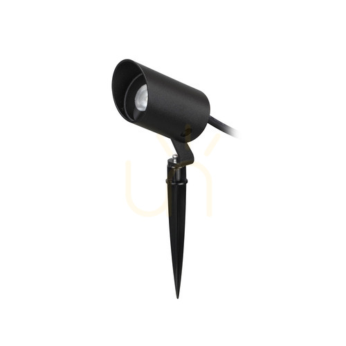 Prüfen Strahler Ideallux KOALA 331386 schwarz LED 7W mit Erdspieß