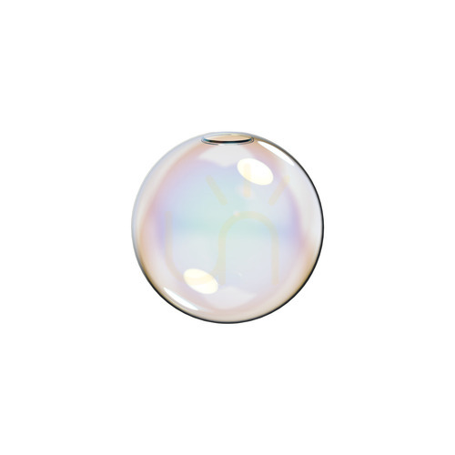 Prüfen Glas Lampenschirm Ideallux MAPA MINI D20 irisiert 348698