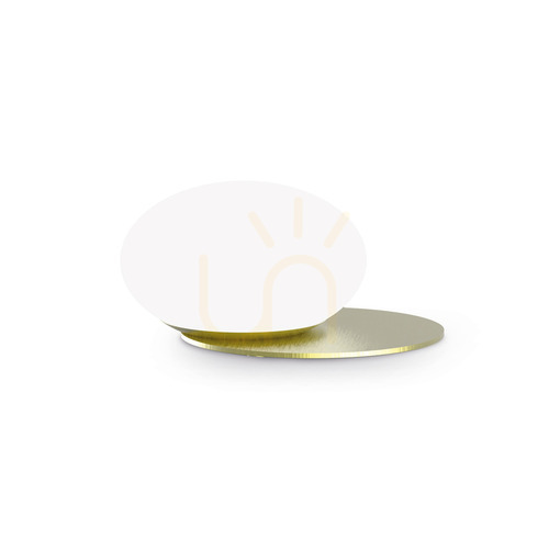 Prüfen Tischlampe Ideallux Ninfea Messing Glas GX53 20 cm 346526
