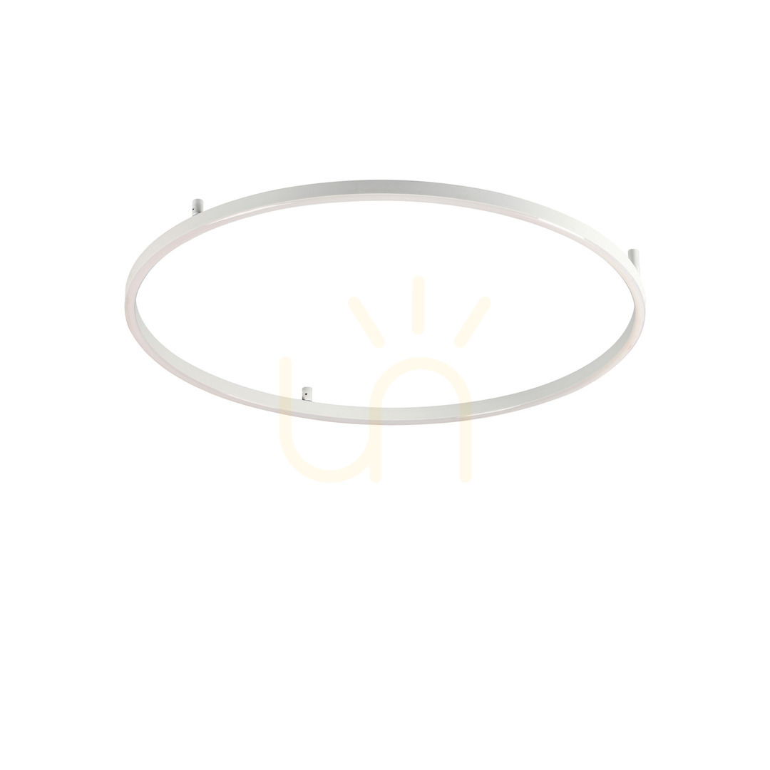 Plafón Ideallux Oracle Slim biely 70 cm 37W 4000K 341958