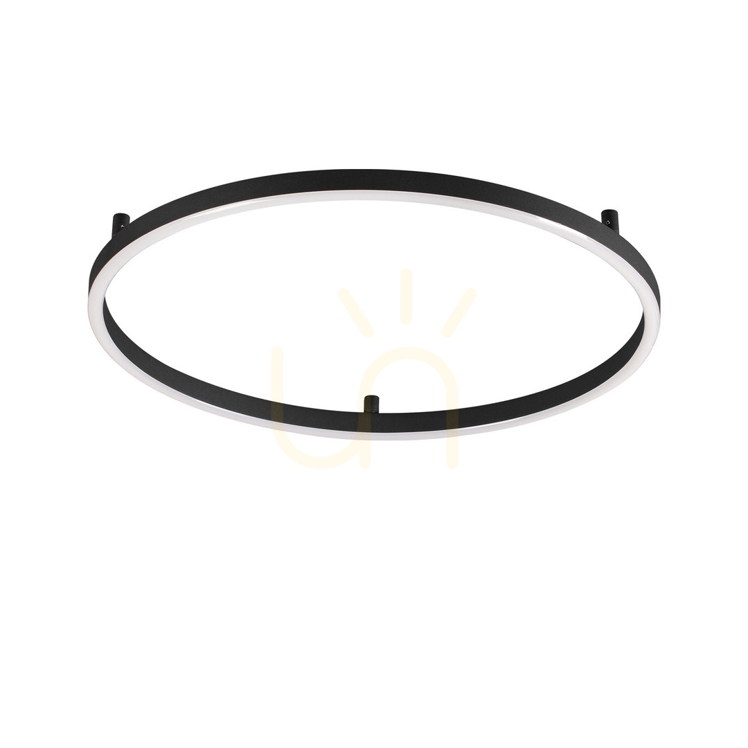 Prüfen Plafond Ideallux Oracle Slim D090 schwarz LED 53W 2700K 341965 Plafond Ideallux Oracle Slim D090 schwarz LED 53W 2700K 341965