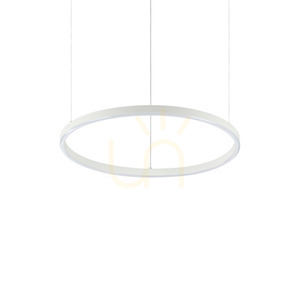 Pendelleuchte Ideallux Oracle Slim Weiß Ø50 cm LED 29W 2700K 342016 small 0