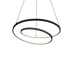 Pendelleuchte Ideallux OZ 342382 LED 47W 4000K schwarz Ø60 cm small 0
