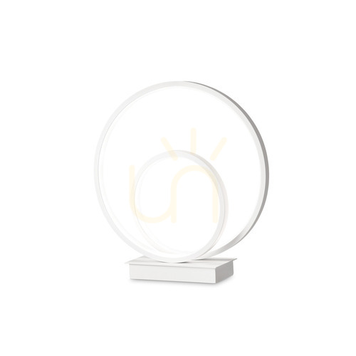 Prüfen Tischlampe Ideallux OZ 342498 LED 22W 4000K weiß Metall 31 cm