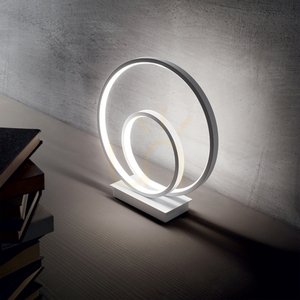 Tischlampe Ideallux OZ 342481 Messing LED 22W 2700K 31 cm small 1