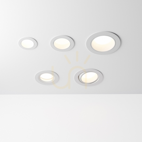 Prüfen Einbauleuchte Ideallux Quark Weiß 5W 3000K LED 307756