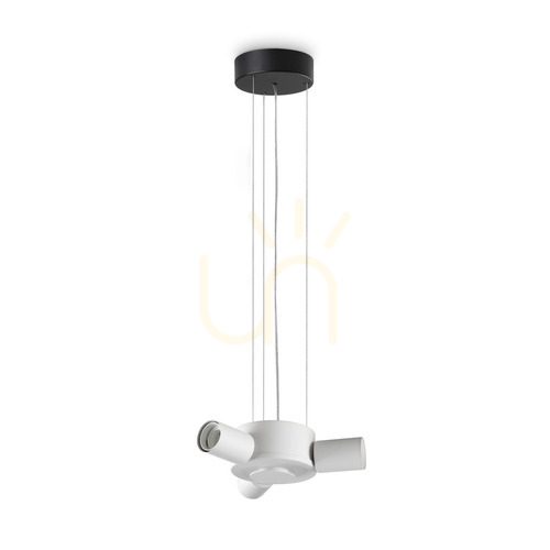 Prüfen Pendelleuchte Ideallux SET UP MSP3 NERO schwarz 3-flammig E27 348216