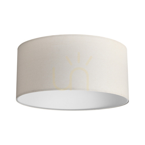 Prüfen Lampenschirm Ideallux SET UP Paralume Cilindro Beige Stoff Ø90 cm 339269
