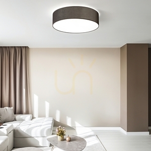 Lampenschirm Ideallux SET UP Slim beige Stoff D45 H14 345970 small 2