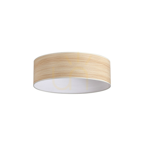 Prüfen Lampenschirm Ideallux SET UP Slim 339306 Stoff Holz D45 H14 cm