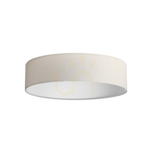 Lampenschirm Ideallux SET UP Slim beige Stoff D70 H18 346014 small 0