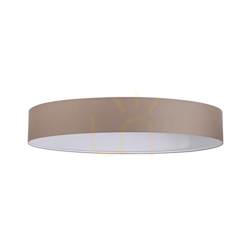 Prüfen Lampenschirm Ideallux SET UP Ultra Slim Stoff Tortora D90 H9 346205