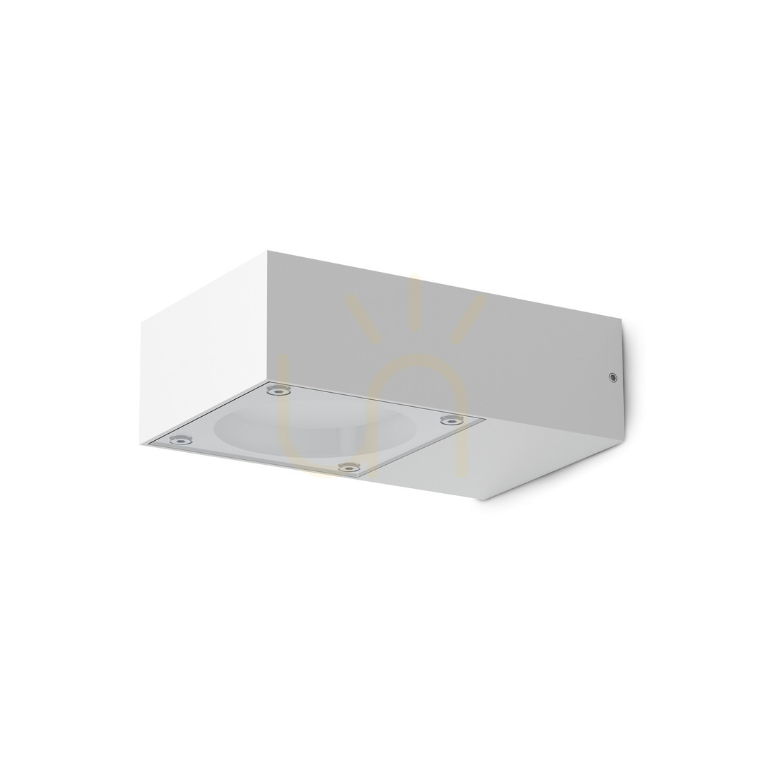 Prüfen Außenwandleuchte Ideallux Sirio AP1 Bianco weiß GX53 318226 Außenwandleuchte Ideallux Sirio AP1 Bianco weiß GX53 318226