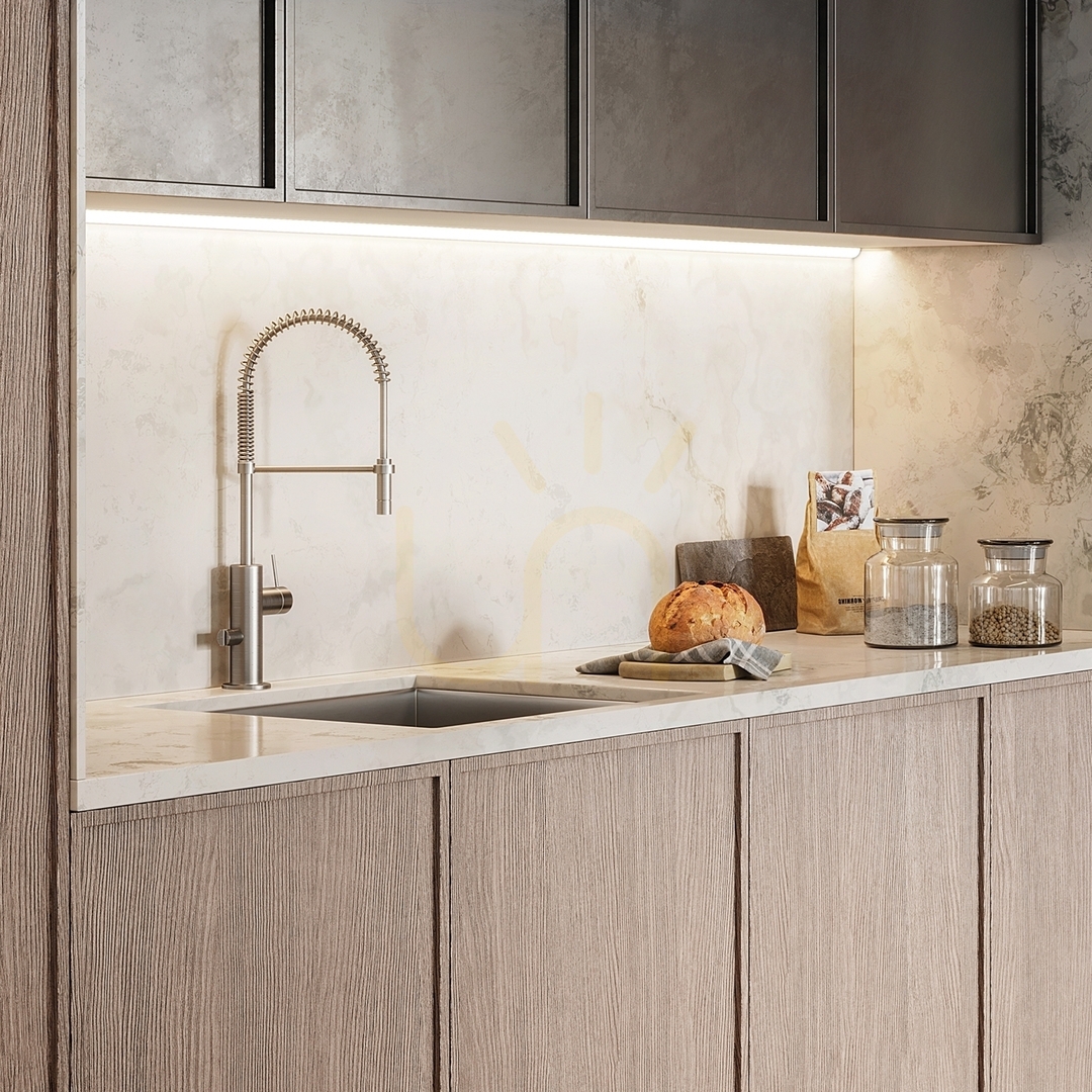 Aussicht Zubehör Ideallux SLOT ANG TONDO weiß 300 cm Aluminium 346304 Zubehör Ideallux SLOT ANG TONDO weiß 300 cm Aluminium 346304