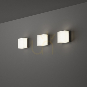 Außenwandleuchte Ideallux Snow weiß LED 6W 3000K IP54 326214 small 2