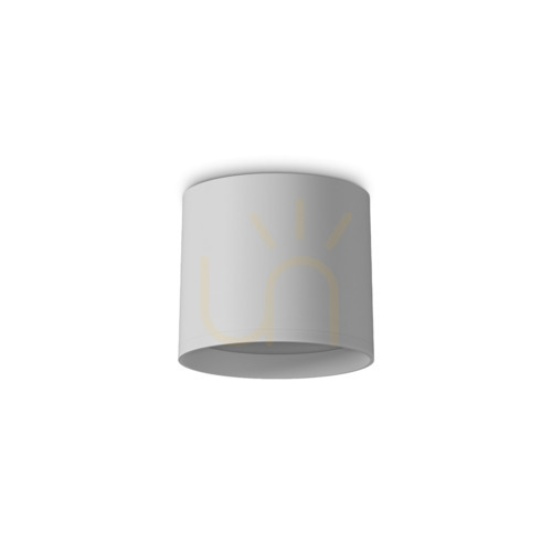 Prüfen Plafond Ideallux Spike LED 10W weiß Aluminium 345468