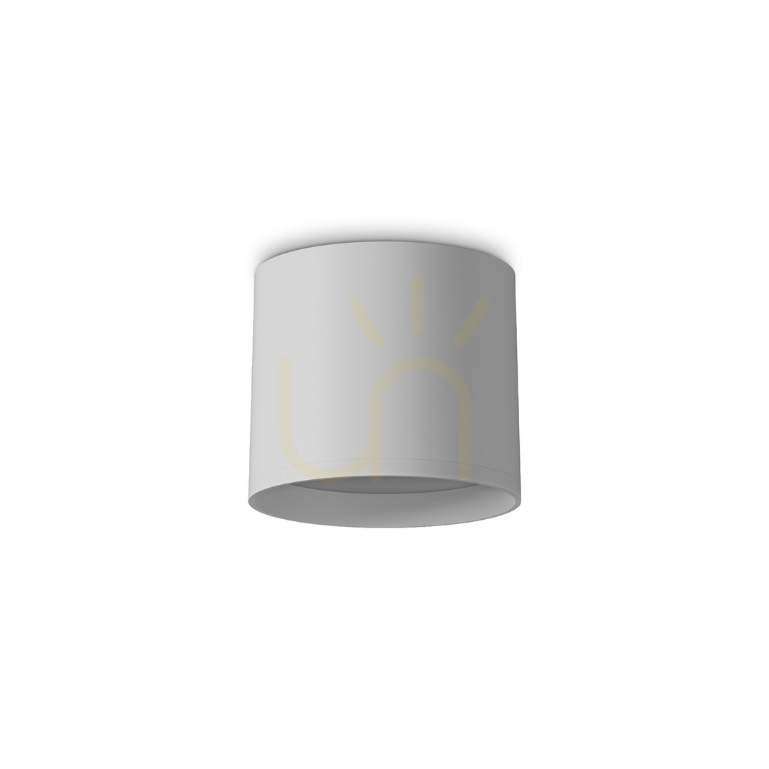Prüfen Plafond Ideallux Spike LED 10W weiß Aluminium 345468 Plafond Ideallux Spike LED 10W weiß Aluminium 345468