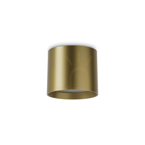 Prüfen Plafond Ideallux Spike 345475 LED 10W Messing 3000K 10 cm