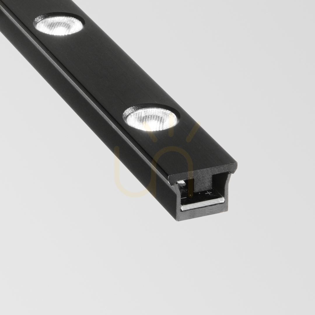 Aussicht Stromschienenleuchte Ideallux STICK schwarz 60 cm LED 12W 2700K 345000 Stromschienenleuchte Ideallux STICK schwarz 60 cm LED 12W 2700K 345000