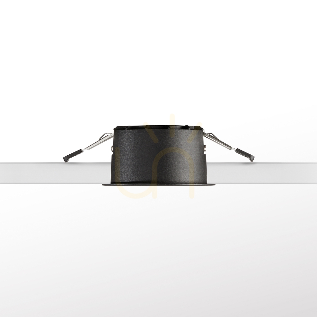 Aussicht Einbauleuchte Ideallux TAG schwarz LED 7W 4000K 9,8 cm 344867 Einbauleuchte Ideallux TAG schwarz LED 7W 4000K 9,8 cm 344867