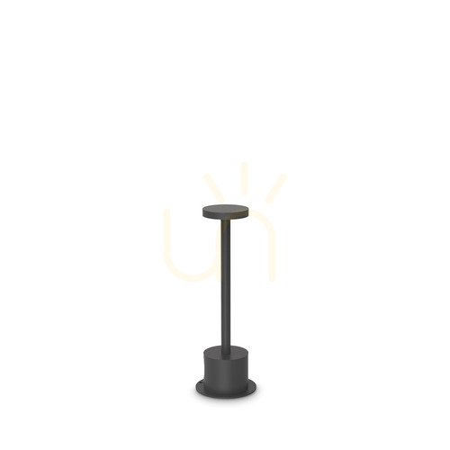 Prüfen Außenstehleuchte Ideallux Toffee schwarz LED 8W IP44 25 cm 347769