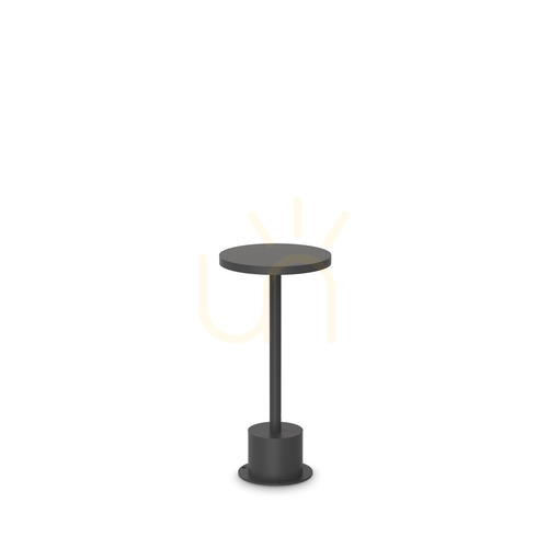 Prüfen Außenstehleuchte Ideallux Toffee schwarz LED 11W Ø16x25 cm 347820