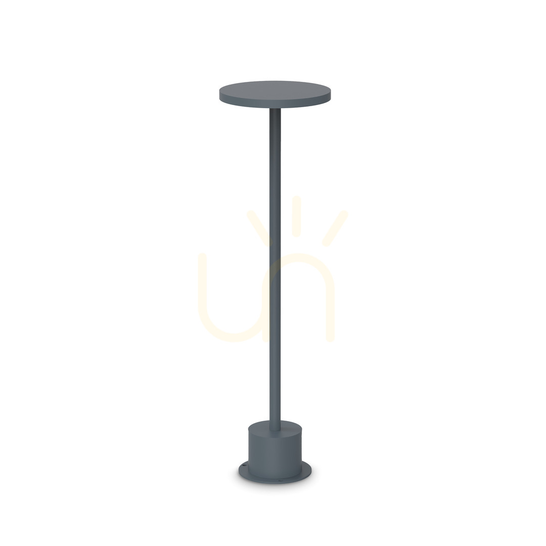 Prüfen Außenstehleuchte Ideallux Toffee 347837 anthrazit LED 11W IP54 50 cm Außenstehleuchte Ideallux Toffee 347837 anthrazit LED 11W IP54 50 cm