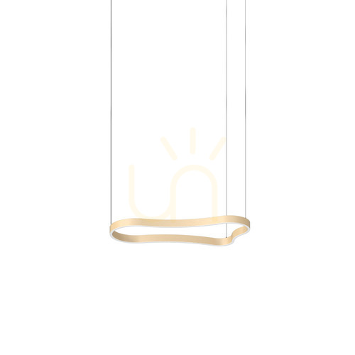 Prüfen Pendelleuchte Ideallux Waves Gold LED 37W 345222