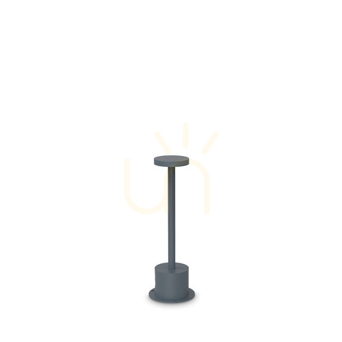 Prüfen Außenstehleuchte Ideallux Toffee 347745 anthrazit LED 8W H25 D8 cm