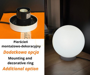 Dekoratives Gartenkugel-Set – LUNA BALLS 15, 20, 25 cm + LED – UV small 13