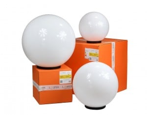Dekoratives Gartenkugel-Set – LUNA BALLS 15, 20, 25 cm + LED – UV small 0